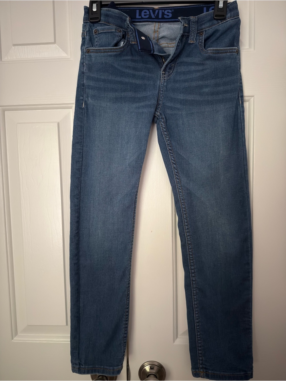 Levi's Boys Medium Blue Slim Straight Jeans